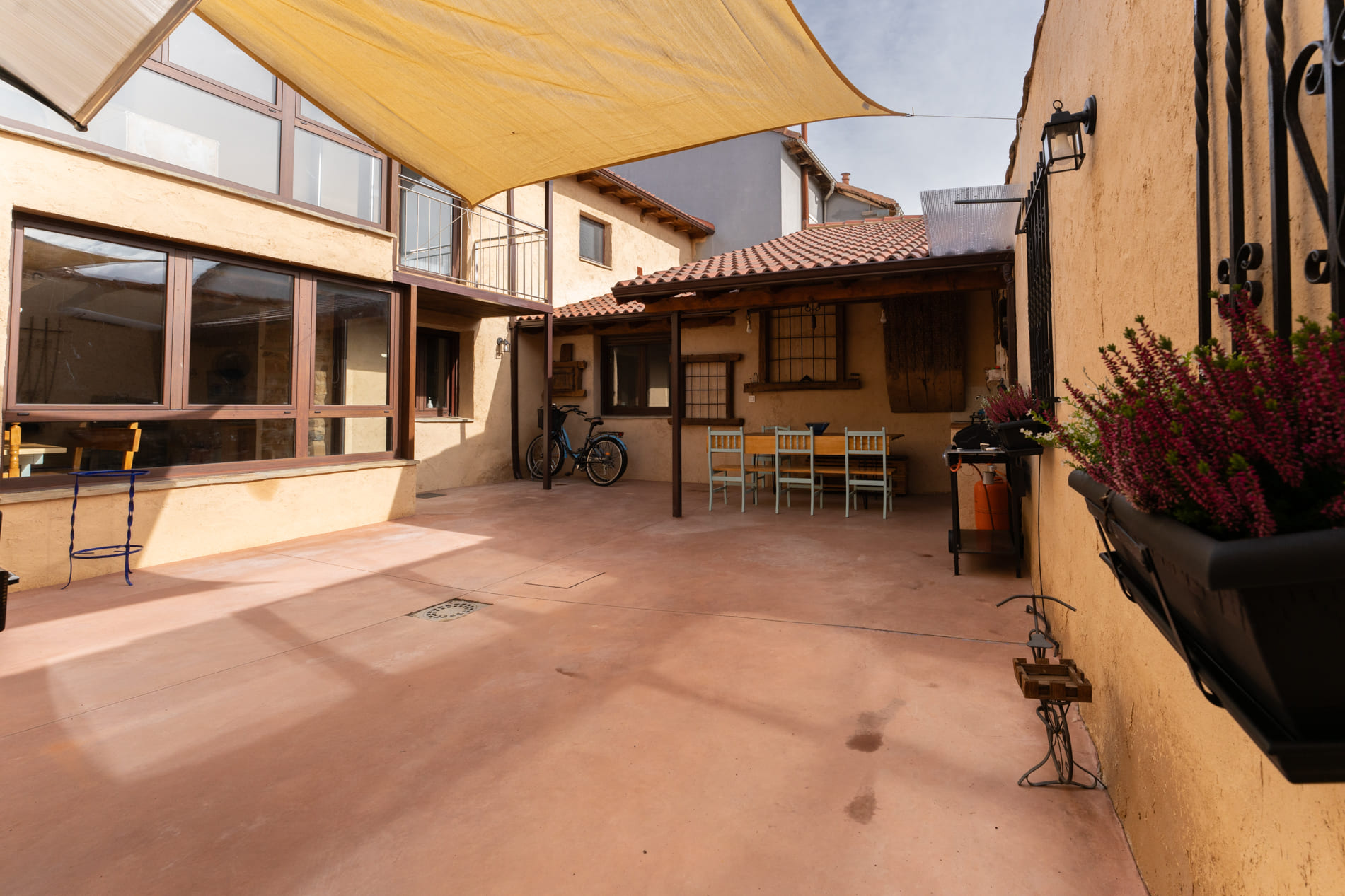 Patio interior de la casa